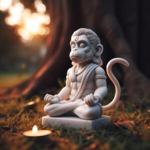 Hanuman ji in Meditation Form